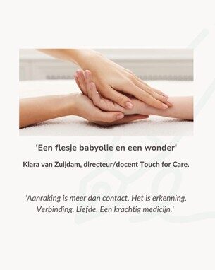 Afbeelding Column Een flesje babyolie